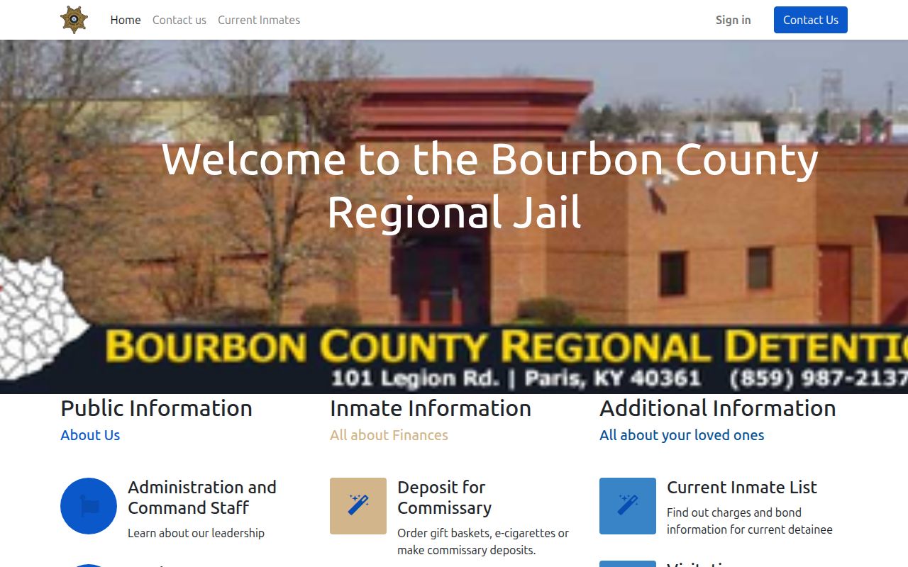 Bourbon County released inmates current-only jail portal source